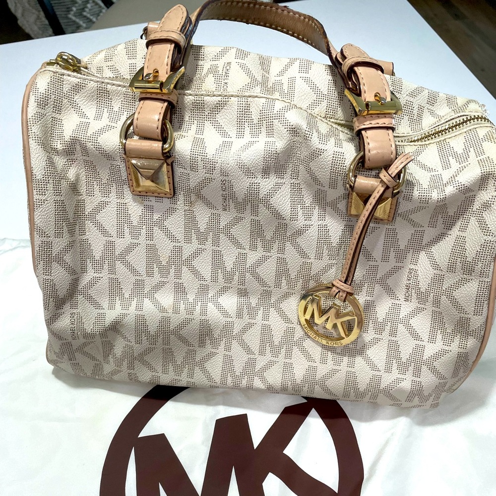 Michael Kors Grayson Bag - beige